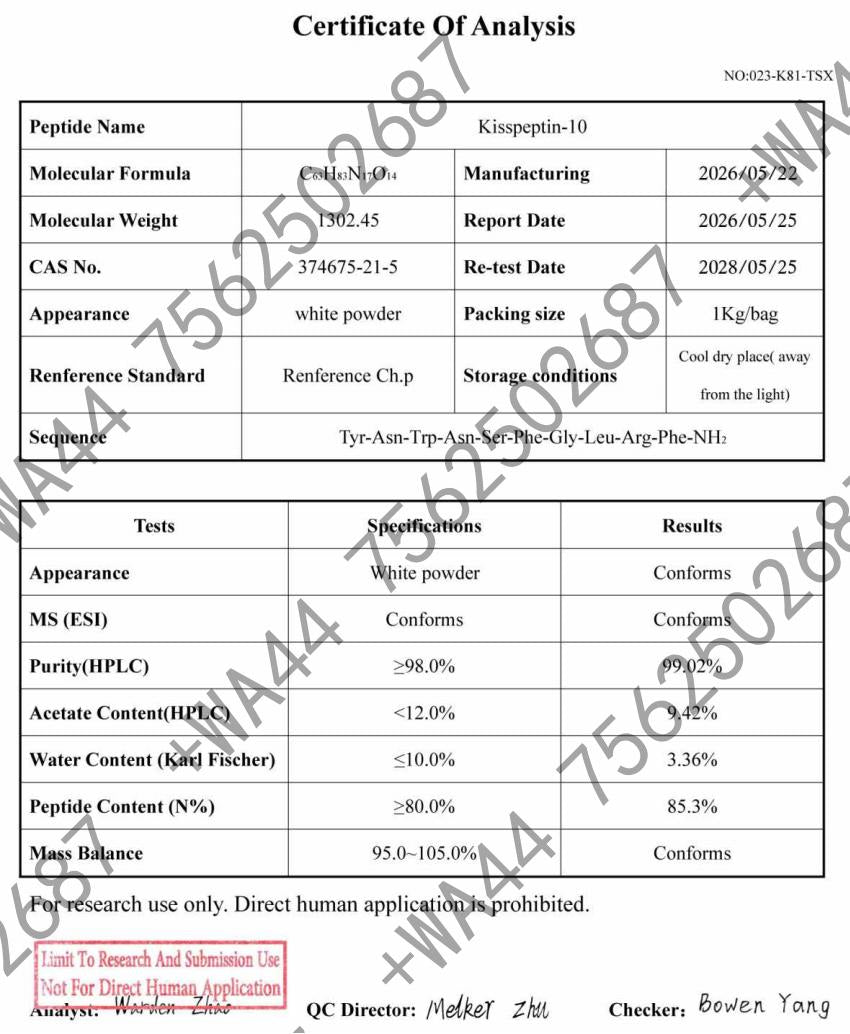 KissPeptin for Research ≥99% Purity with COA