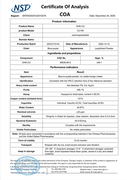 GHK-CU（50mg/100mg）