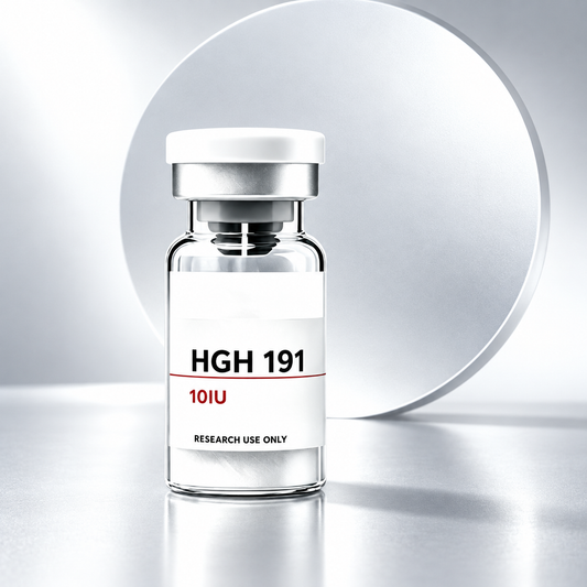 HGH191 research product cover design