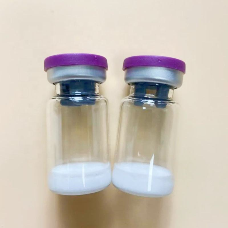 Tirzepatide research vials with purple caps
